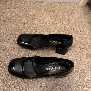 Prada Women's Black Patent Mary Jane’s